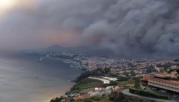 Monitoring of fires on the Portuguese island of Madeira for EMERCOM (Russia) (13.08.16)