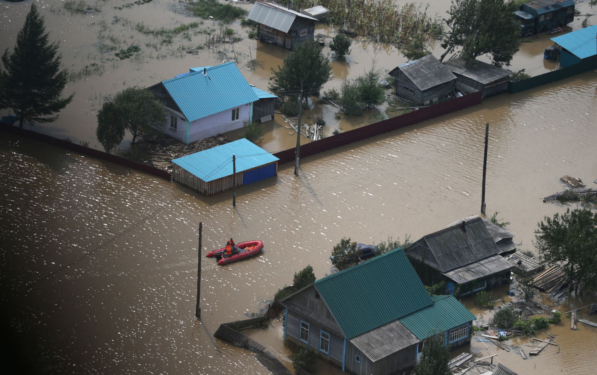 Flood simulation in Primorsky Krai for EMERCOM (Russia)