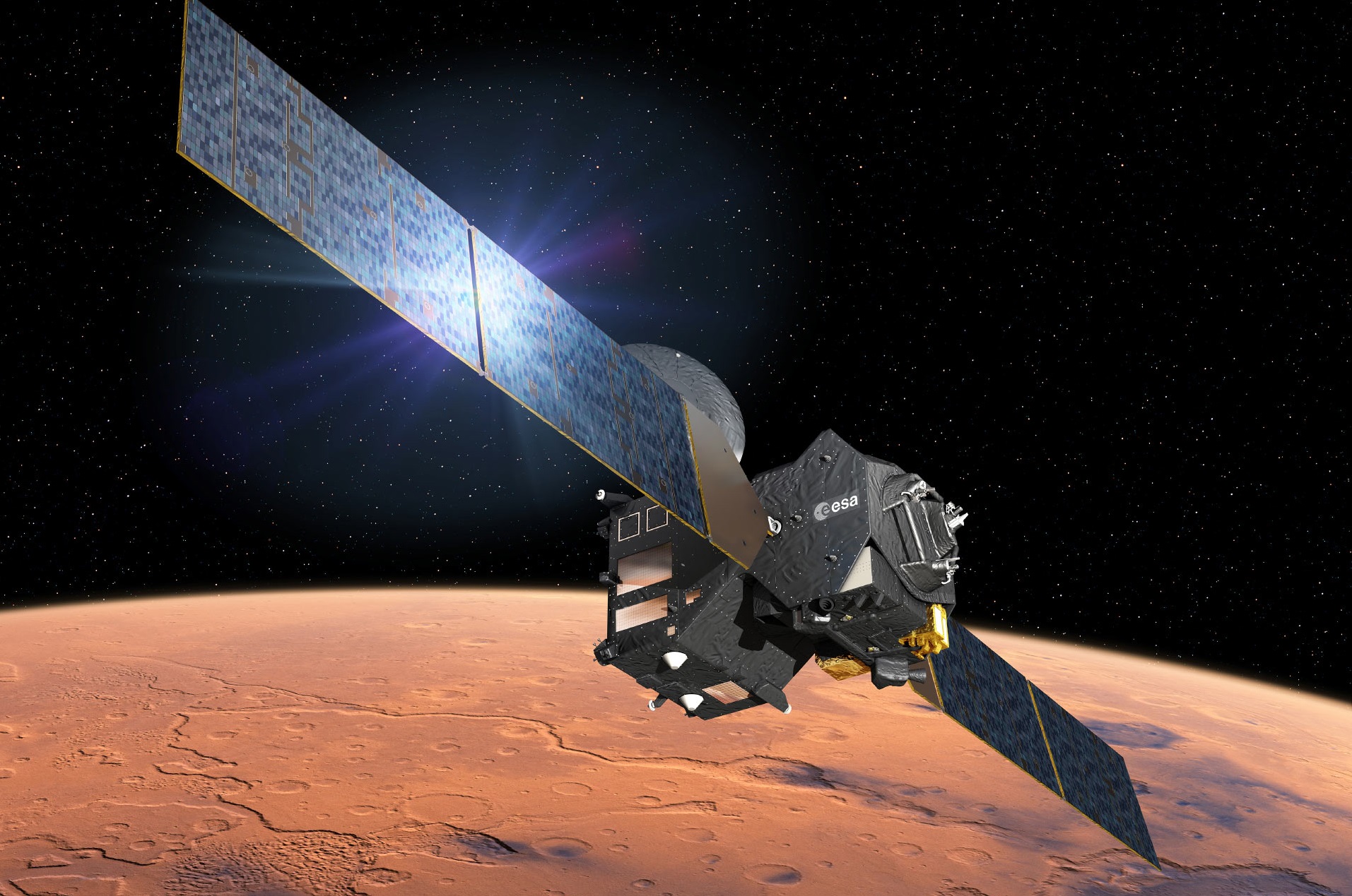 No traces of the most common signs of life were found in the atmosphere of Mars