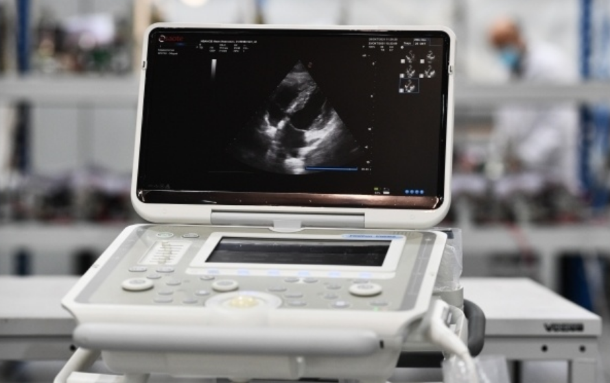 The astronaut on the ISS had an ultrasound of the digestive system